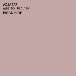 #C3A7A7 - Bison Hide Color Image